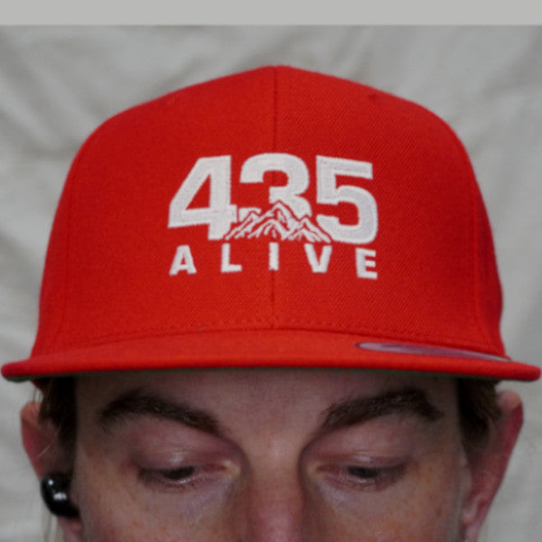 435 Alive Hat red