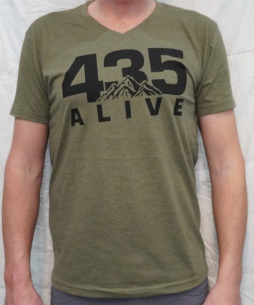 435 Alive T-Shirt Green