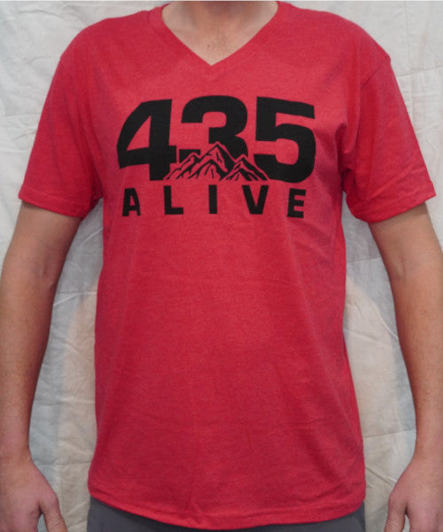 435 Alive T-Shirt Red